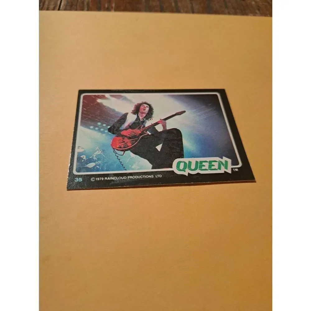 Vintage 1979 Raincloud Productions Queen Trading Card #35 Rock Band Memorabilia
